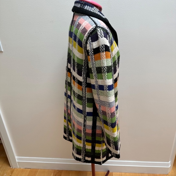 Aldo Martins Multi-Coloured Wool 'Shanley' Sweater Coat in - Picture 3 of 14